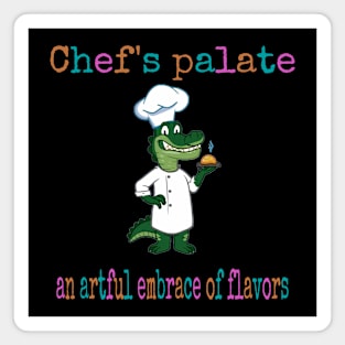 Crocodile Chef Magnet